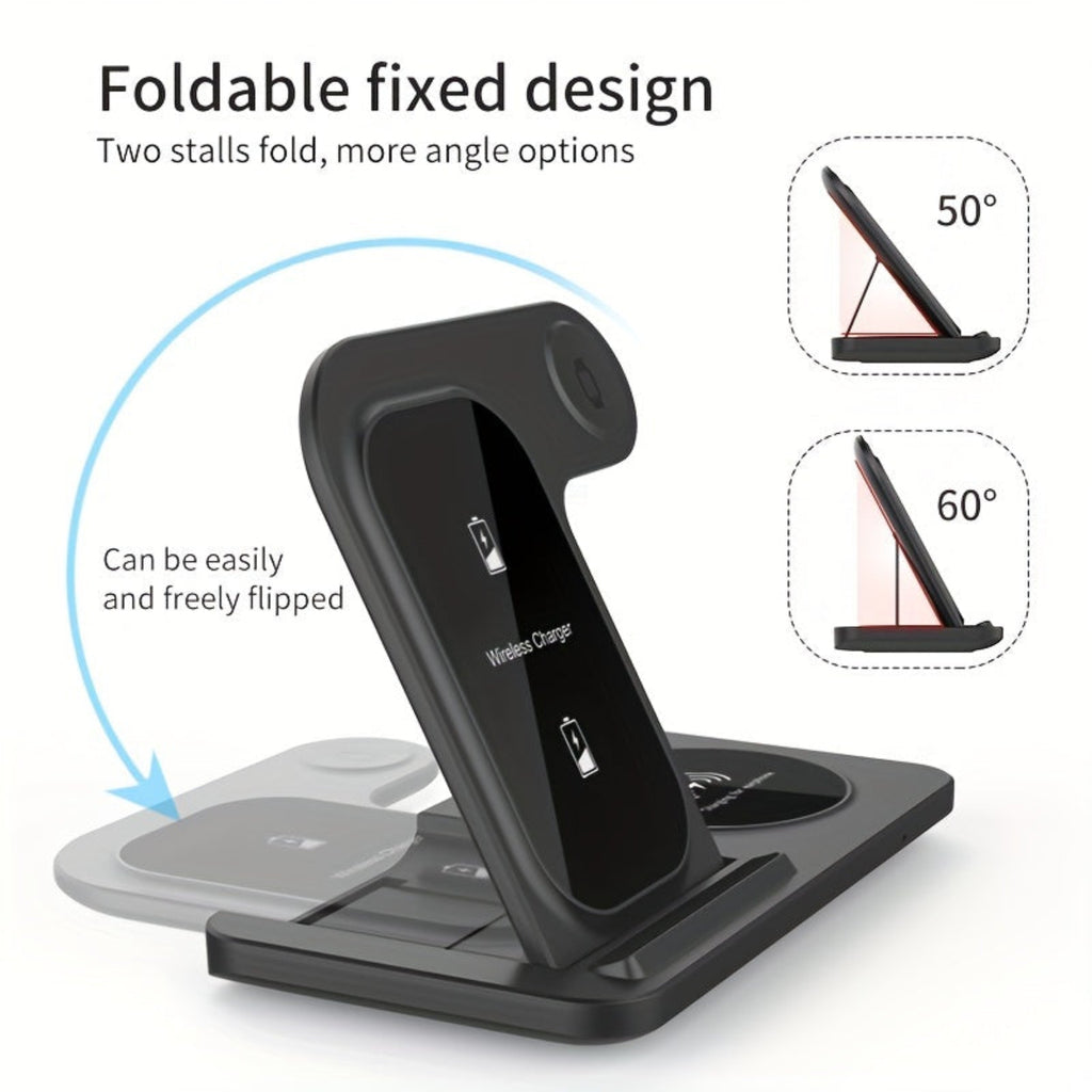 3-in-1 Wireless Schnellladestation für Apple