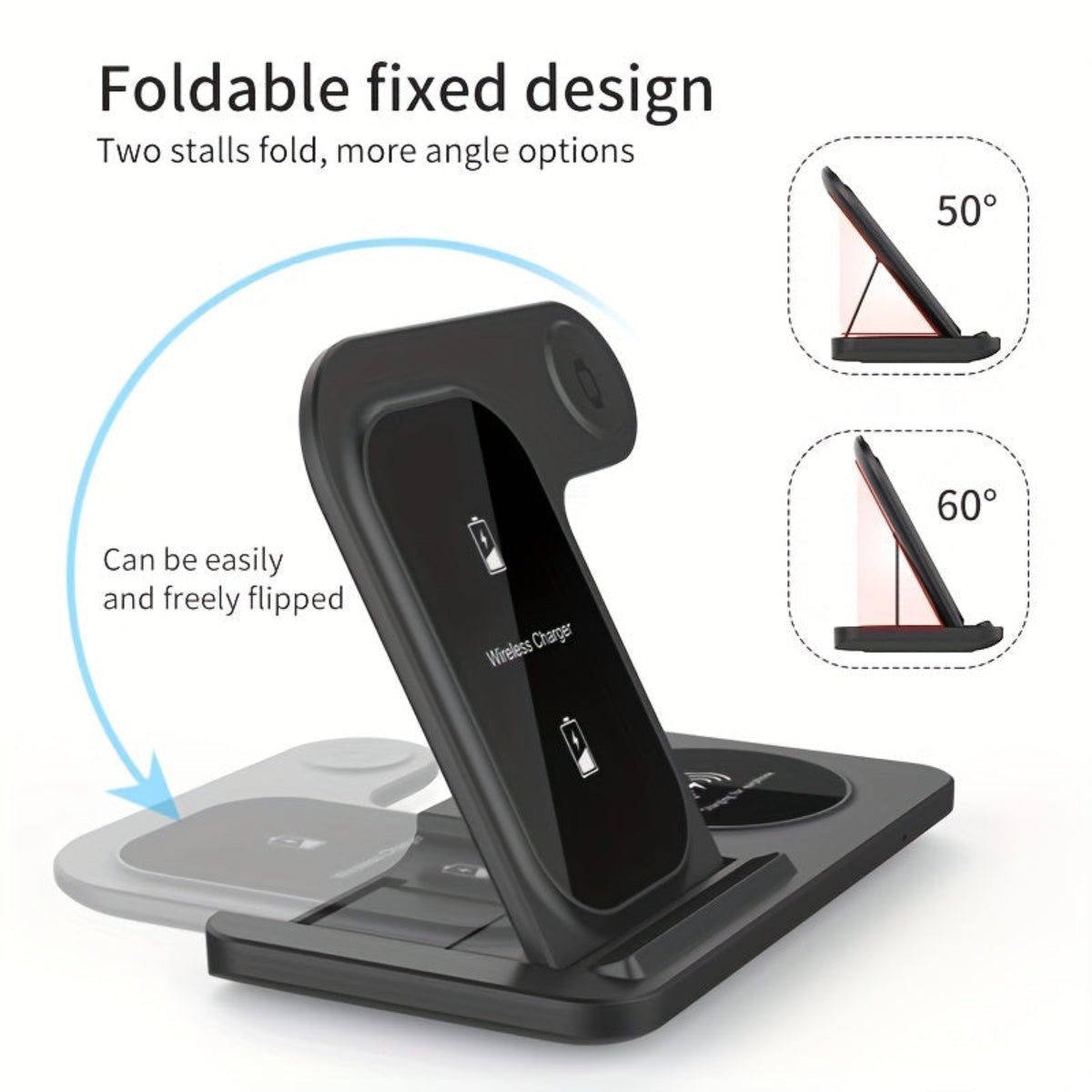 3-in-1 Wireless Schnellladestation für Apple
