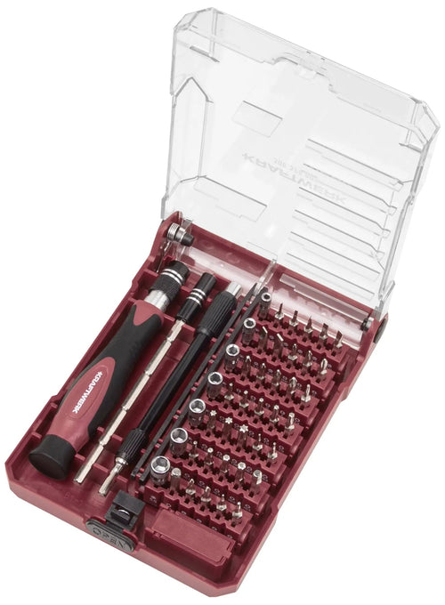 Bit-Box mit Präzisions-Schraubendreher 1/4" – 45-teilig | KRAFTWERK